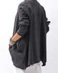 【Primordial is Primitive】 UNISEX STRETCH SHIRT BLOUSON 2026AL_BLACK