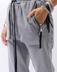 【thom/krom】 UNISEX COTTON RIB PANTS MST509_USED GREY