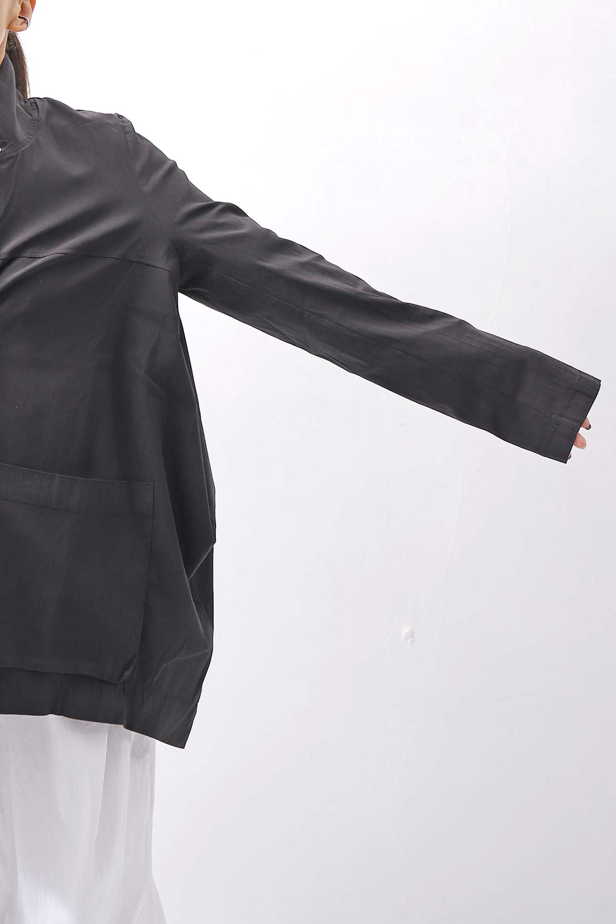 【Primordial is Primitive】 UNISEX STRETCH SHIRT BLOUSON 2026AL_BLACK