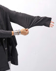 【Primordial is Primitive】 UNISEX STRETCH SHIRT BLOUSON 2026AL_BLACK