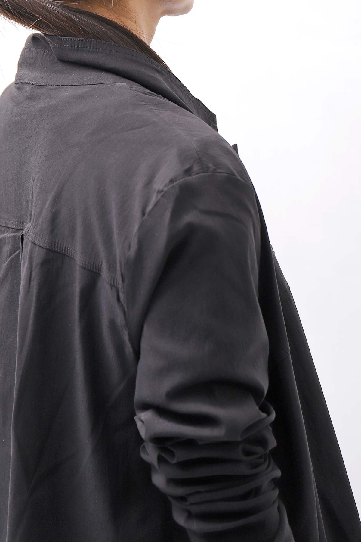 【Primordial is Primitive】 UNISEX STRETCH SHIRT BLOUSON 2026AL_BLACK