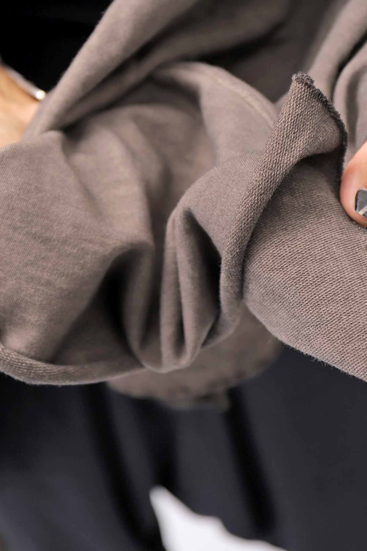 【studio b3】 UNISEX LIGHT SWEAT COTTON STOLE SHB M01_TRUFFLE OLD DYE