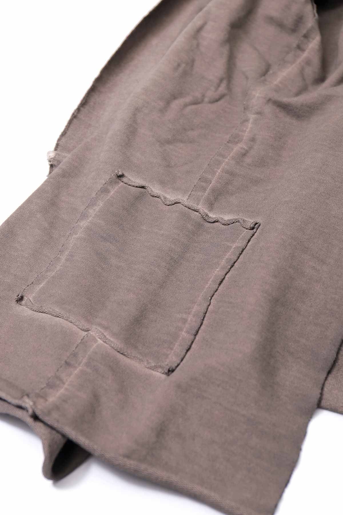 【studio b3】 UNISEX LIGHT SWEAT COTTON STOLE SHB M01_TRUFFLE OLD DYE