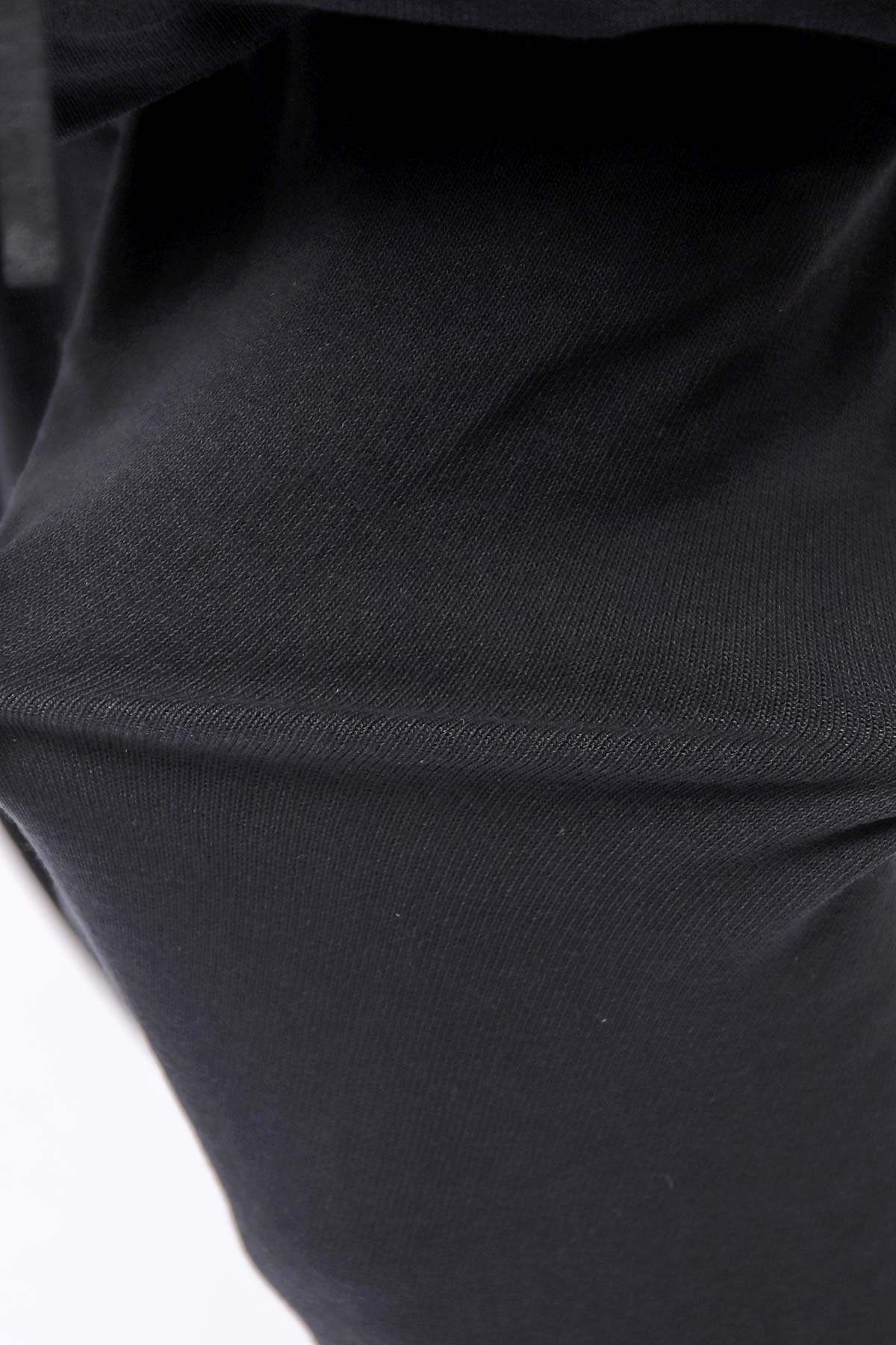【studio b3】 UNISEX COTTON KNIT BOX SARROUEL RIBBED PANTS SHB2232_BLACK