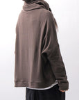 【studio b3】 UNISEX COTTON KNIT TOP & SNOOD SET SHB2268_TRUFFLE