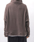【studio b3】 UNISEX COTTON KNIT TOP & SNOOD SET SHB2268_TRUFFLE