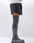 【AGL】 STRETCH LEATHER OVER-THE-KNEE HIGH BOOTS_BLACK