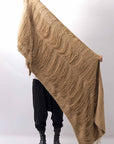 【RUNDHOLZ】 GRUNGE FRINGE SILK KNIT STOLE_DAKAR