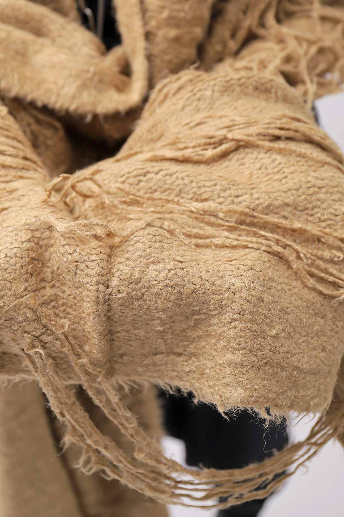 【RUNDHOLZ】 GRUNGE FRINGE SILK KNIT STOLE_DAKAR