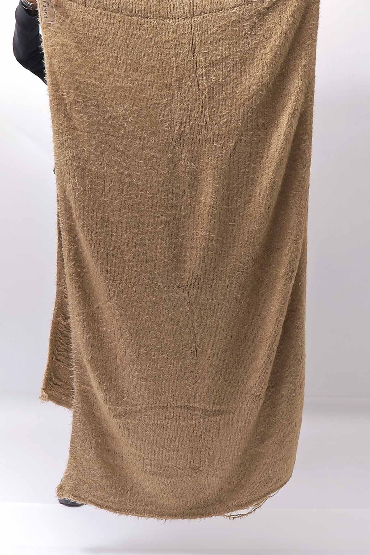 【RUNDHOLZ】 GRUNGE FRINGE SILK KNIT STOLE_DAKAR