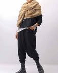 【RUNDHOLZ】 GRUNGE FRINGE SILK KNIT STOLE_DAKAR