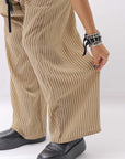 【RUNDHOLZ】 VINTAGE-DYED STRIPED WIDE PANTS_CLAY CLOUD STRIPE