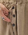 【RUNDHOLZ】 VINTAGE-DYED STRIPED WIDE PANTS_CLAY CLOUD STRIPE