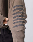 【PLÜ】 UNISEX COTTON SWEAT WIDE SHORT TOP PL8_CHOCOLATE