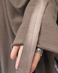 【PLÜ】 COTTON SWEAT MEGA STOLE PL16S_CHOCOLATE