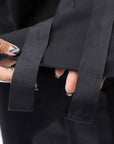 【PLÜ】 COTTON SWEAT MEGA STOLE PL16S_BLACK