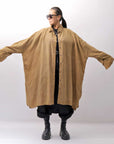 【RUNDHOLZ】 VINTAGE-DYED OVERSIZED STRIPED SHIRT_DAKAR CLOUD STRIPE