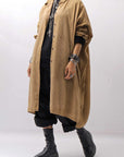 【RUNDHOLZ】 VINTAGE-DYED OVERSIZED STRIPED SHIRT_DAKAR CLOUD STRIPE