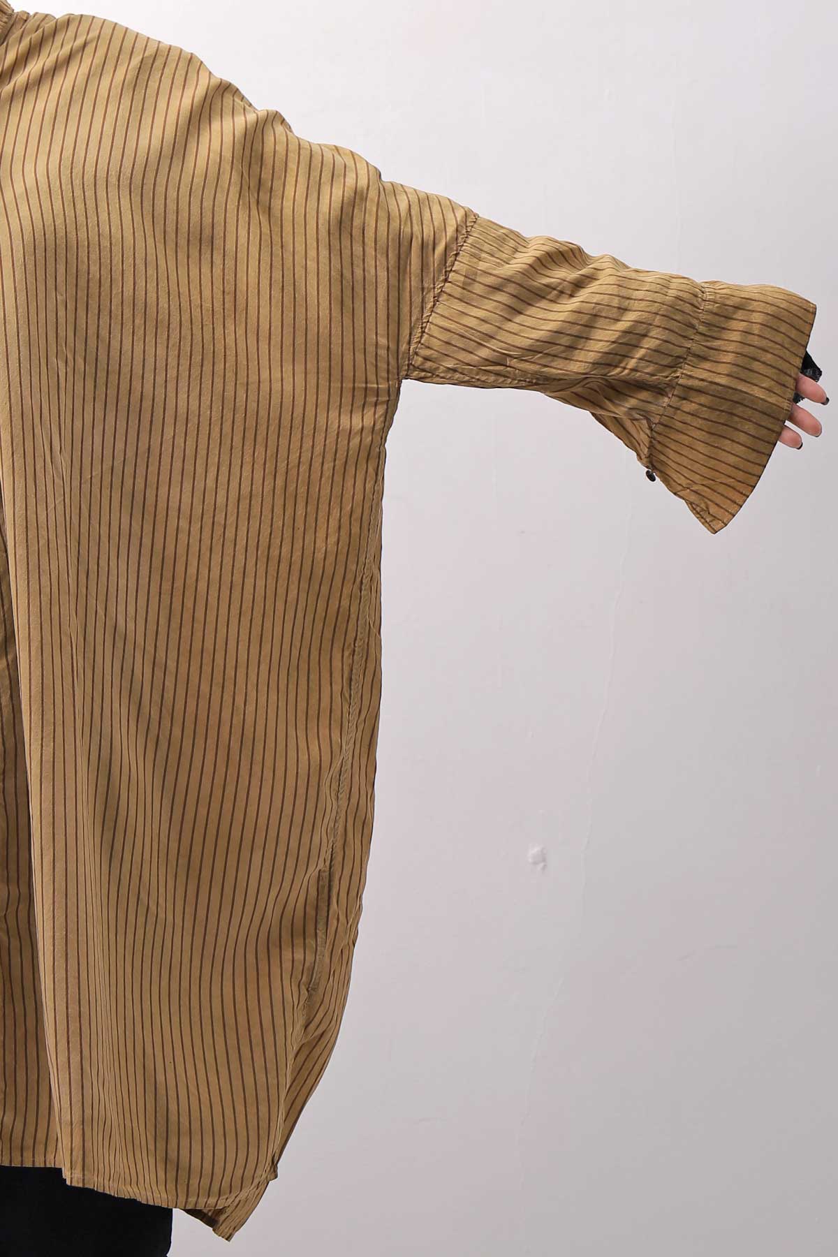 【RUNDHOLZ】 VINTAGE-DYED OVERSIZED STRIPED SHIRT_DAKAR CLOUD STRIPE