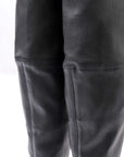 【AGL】 STRETCH LEATHER OVER-THE-KNEE HIGH BOOTS_BLACK