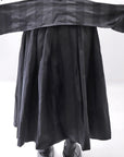 【PLÜ】 SHAPE MEMORY SKIRT PL09_WIDE STRIPE