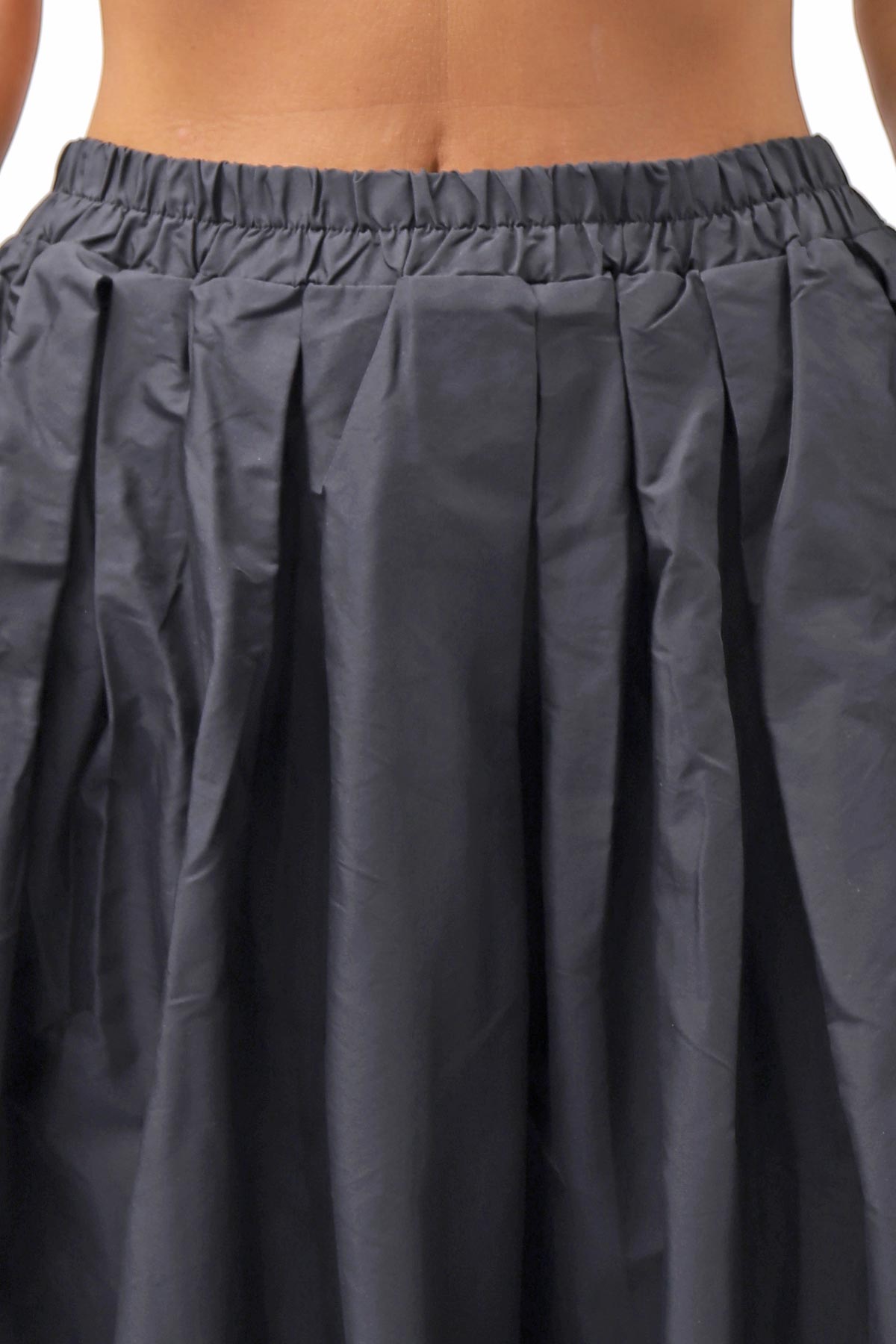 【PLÜ】 SHAPE MEMORY SKIRT PL09_BLACK