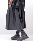 【PLÜ】 SHAPE MEMORY SKIRT PL09_BLACK