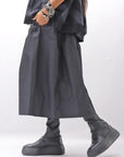 【PLÜ】 SHAPE MEMORY SKIRT PL09_BLACK