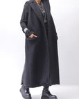 【NOSTRASANTISSIMA】 CASENTINO & TULLE GILET J106_BLACK