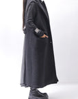 【NOSTRASANTISSIMA】 CASENTINO & TULLE GILET J106_BLACK