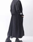 【NOSTRASANTISSIMA】 CASENTINO & TULLE GILET J106_BLACK