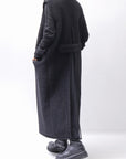 【NOSTRASANTISSIMA】 CASENTINO & TULLE GILET J106_BLACK