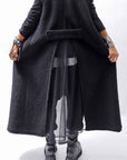 【NOSTRASANTISSIMA】 CASENTINO & TULLE GILET J106_BLACK