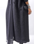 【NOSTRASANTISSIMA】 CASENTINO & TULLE GILET J106_BLACK
