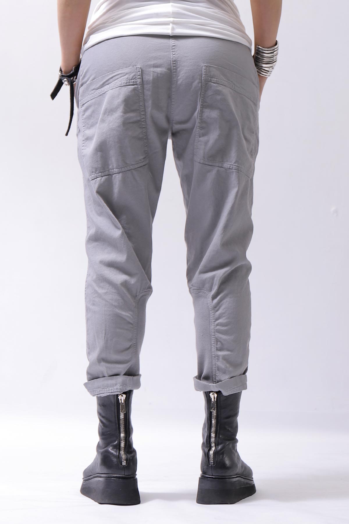 【RUNDHOLZ】 UNISEX ICONIC COTTON PANTS 260 0104_GREY