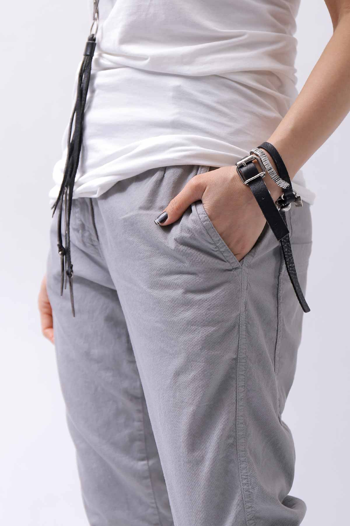 【RUNDHOLZ】 UNISEX ICONIC COTTON PANTS 260 0104_GREY