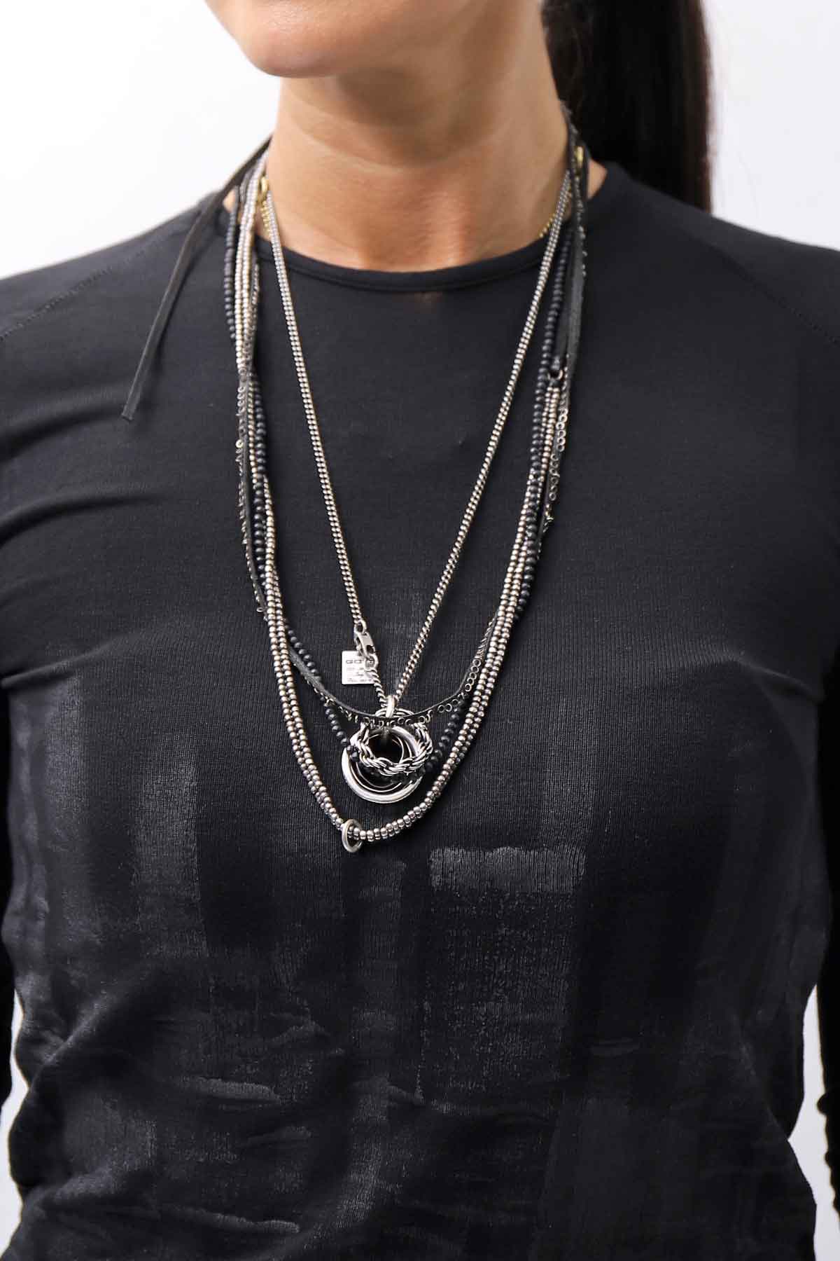 【thom/krom】 SLIM FIT PAINT TOP WTS595_BLACK