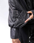 【DANIELE BASTA】 DOLMAN SLEEVE LEATHER SHORT BOMBER JACKET DB1301_BLACK