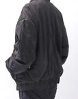 【DANIELE BASTA】 MAT LEATHER BOMBER JACKET DB1298_BLACK