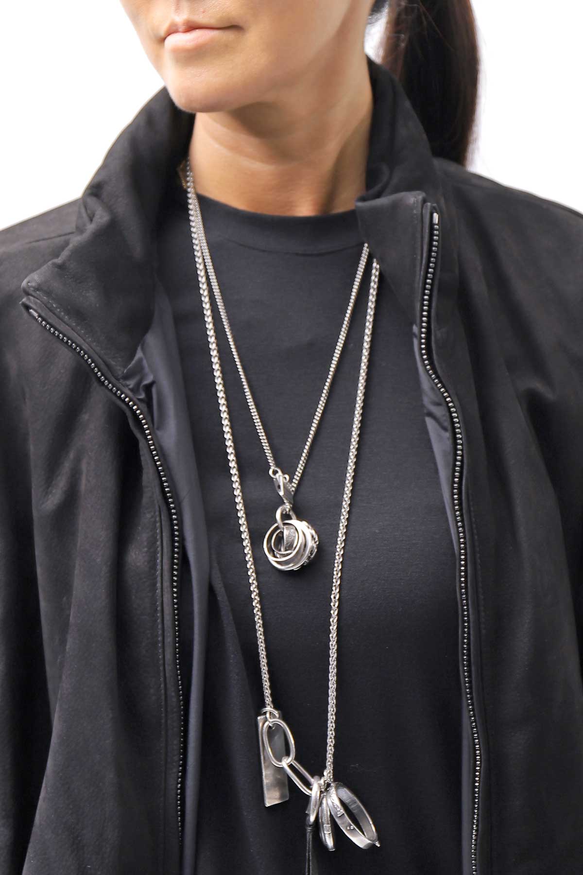 【DANIELE BASTA】 MAT LEATHER BOMBER JACKET DB1298_BLACK