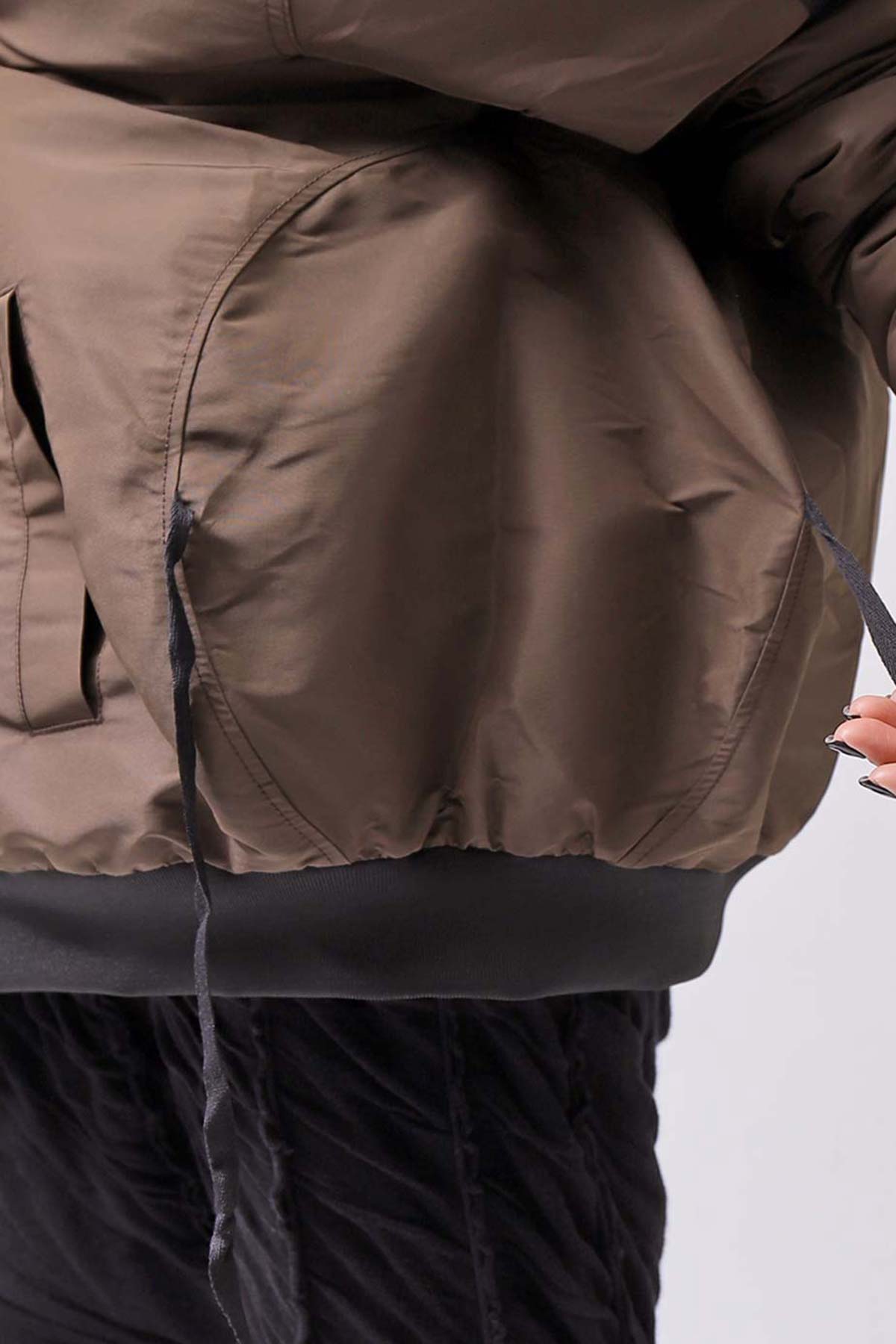 【PLÜ】 LIGHT BOMBER JACKET PL14_CHOCOLATE