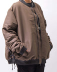 【PLÜ】 LIGHT BOMBER JACKET PL14_CHOCOLATE