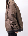 【PLÜ】 LIGHT BOMBER JACKET PL14_CHOCOLATE