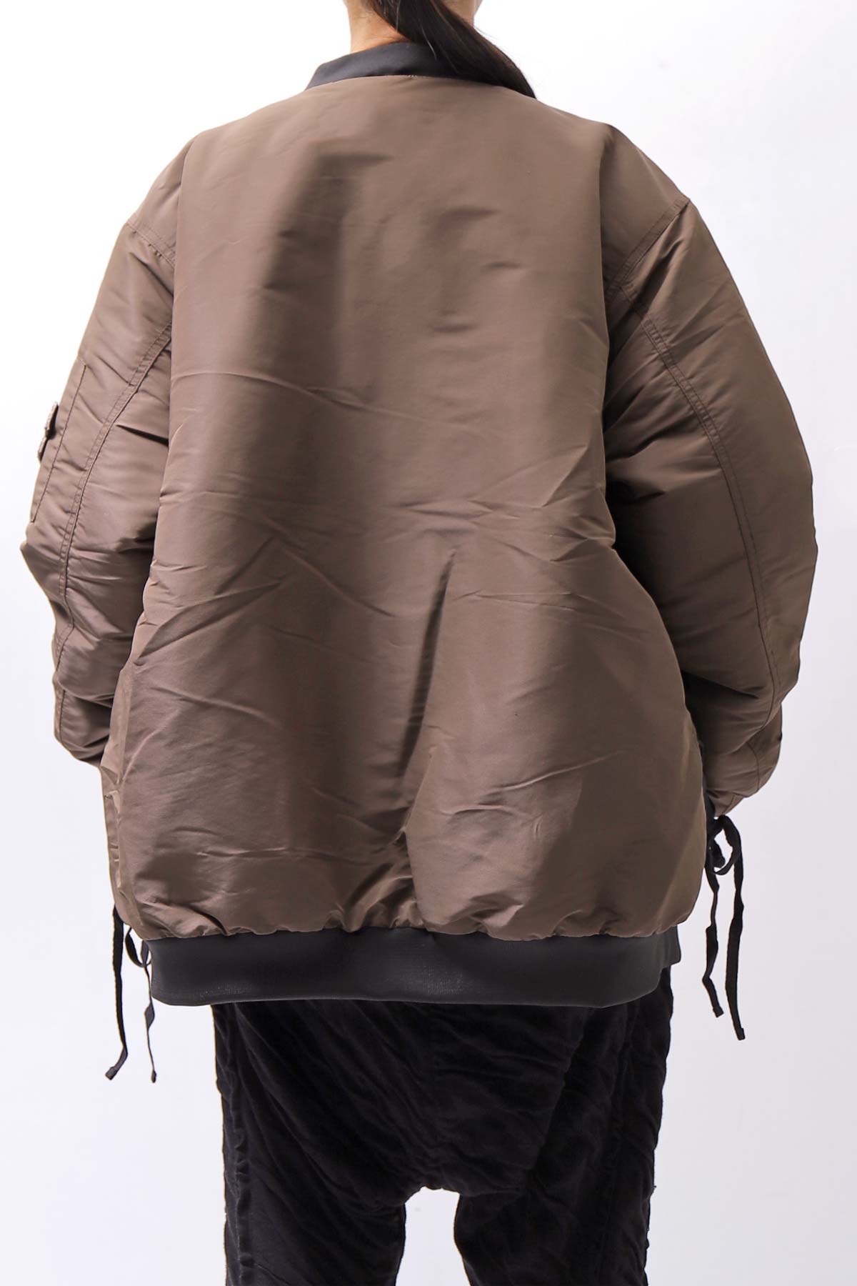 【PLÜ】 LIGHT BOMBER JACKET PL14_CHOCOLATE