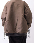 【PLÜ】 LIGHT BOMBER JACKET PL14_CHOCOLATE