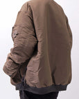 【PLÜ】 LIGHT BOMBER JACKET PL14_CHOCOLATE