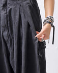 【RUNDHOLZ】 DENIM GLOSS BAGGY PANTS 103_BLACK GLOSS