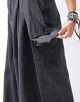 【RUNDHOLZ】 DENIM GLOSS BAGGY PANTS 103_BLACK GLOSS