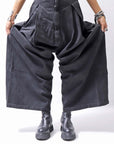 【RUNDHOLZ】 DENIM GLOSS BAGGY PANTS 103_BLACK GLOSS