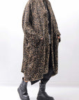 【RUNDHOLZ】 OVERSIZED ECO-FUR SHORT HAIR LEOPARD COAT_LEO JACQUARD